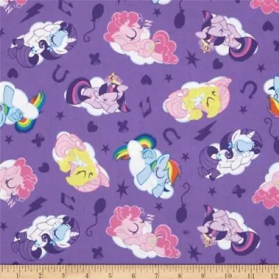 My Little Pony Dreaming Sleeping 100% Cotton Sewing Fabric Material BTHY Hasbro • $5.99