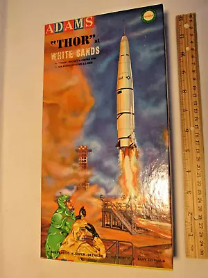 Adams K-162: 98 Thor At White Sands ICBM Missile Kit Ca.1958 NOS/NIB • $125