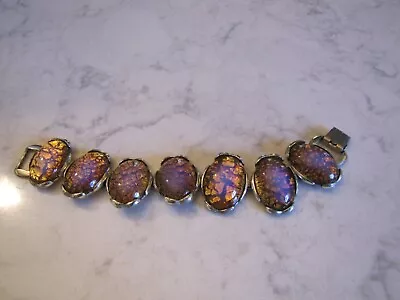 Vintage Dragons Breath Cabochon Bracelet • $89