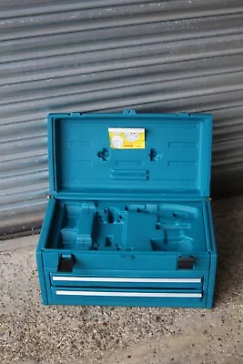 Rare Makita Plastic Empty Carry Case Tool Box With Two Drawers For Drill Battery • £69.99