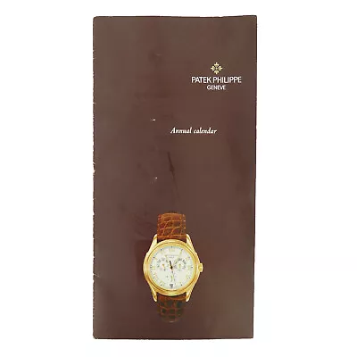 Patek Philippe Annual Calendar Ref.5035 Self-winding Wristwatch Manual - 01.98 • $225