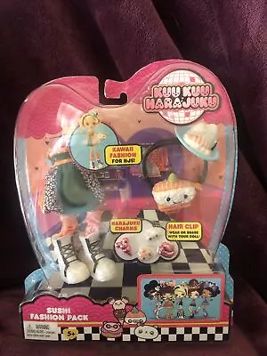 KUU KUU HARAJUKU Sushi Fashion Pack With Doll Clothes & Accessories 2016 NEW • $15.99