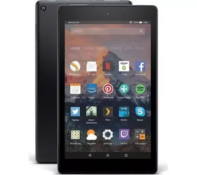 Amazon Fire HD 8 Tablet Full HD Display 16GB Alexa WI-FI - Black • £39.95