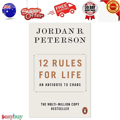 $15.99 • Buy 12 Rules For Life By Jordan B Peterson Bestseller (Paperback)