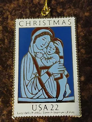 1985 Christmas Nativity March Company Metal USA Stamp Ornament • $10