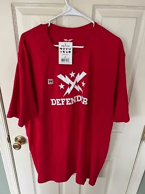 NWT LICENSED WASHINGTON DC Defenders XFL FOOTBALL UFL RED T-SHIRT MENS 4XL • $19.95