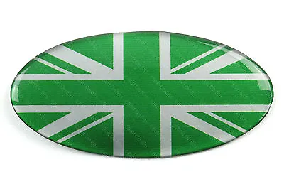 Oval Union Jack Green And Silver Badge MG MGF BRM 200 45 ZT • £4.48