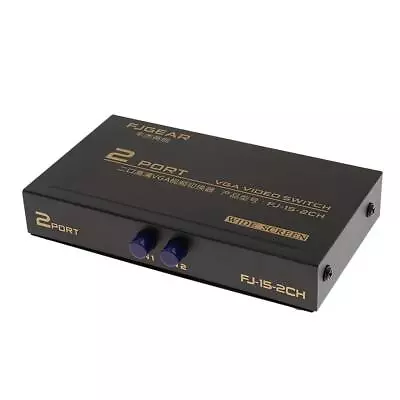 2 Port VGA Switch Video Manual Switcher X 1 Selector 2 1 Out • $11.65