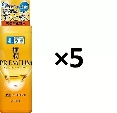 Hadalabo Gokujyun Premium ROHTO Hyaluronic Acid 170ml 5PCS Set • $79