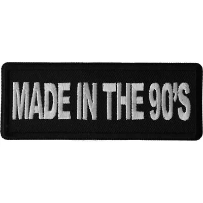 Made In The 90's  Sew On Iron On  Biker Vest Jacket Patch • $4.75