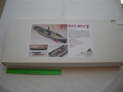 Model Shipways MS2261 USN Picket Boat Laser Cut Wood Ship Model Kit1:24 Scale • $119.99