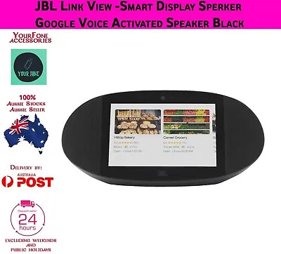 $220 • Buy JBL Link View Google Voice Activated Speaker Black