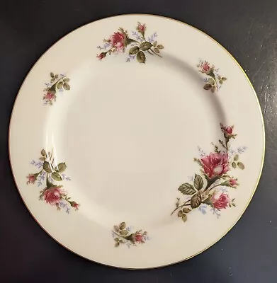 Vintage Aladdin Moss Rose Fine China Japan. 10  Dinner Plate Gold Rim • $6.89