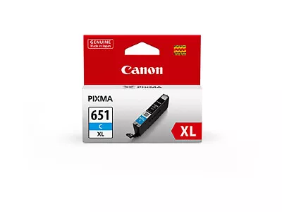 Canon CLI-651XL Cyan Ink Cartridge CLI651XLC PIXMA MG6660 IP8760 651 C XL New • $43