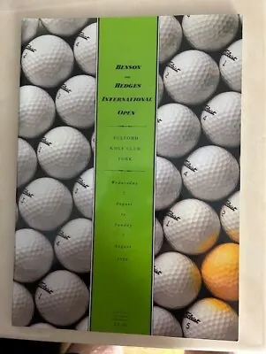 1988 Signed B & H International Open Golf Programme Mint Condition • $22.40