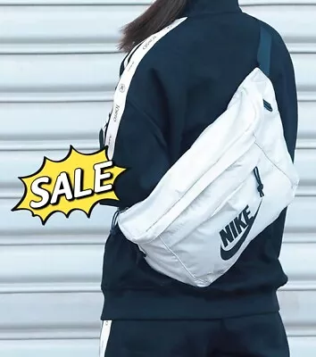 🔥Nike Tech Hip Pack Bag Fanny Pack Crossbody Travel Bag White 10L BA5751-072 • $39.99