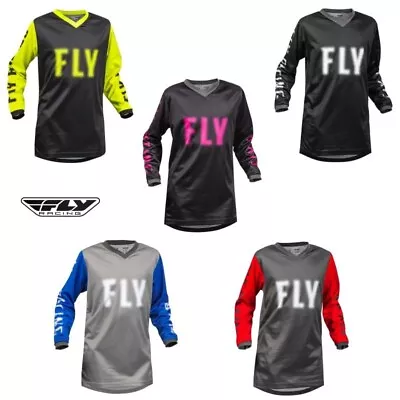2024 Fly Racing Youth/Kids F-16 Motocross Offroad Jersey - Pick Size & Color • $27.95