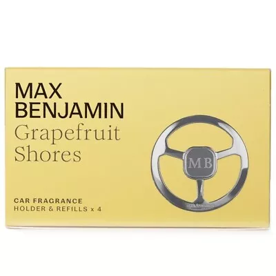 Max Benjamin Car Fragrance Gift Set - Grapefruit Shores 4pcs Home Scent • $30.93