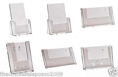 £336.48 • Buy Leaflet Holders A6 Dl A5 & A4 Counter & Wall Mounting Flyer Retail Menu Display