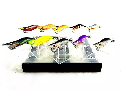 EVERGREEN EGI BANCHO # 2.5 X 10 Colours + Case As Pictured Squid Jigs Calamari 3 • $319