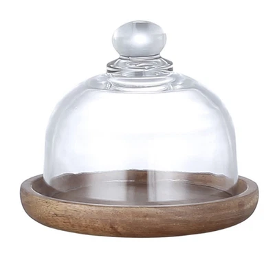 £15.59 • Buy Round Cake Carrier Small Cake Dome Cover Mini Dessert Plate Cake Cover