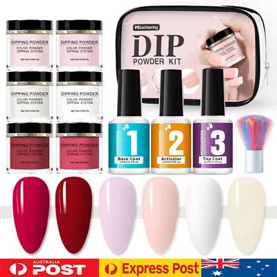 Nail Dipping Powder Starter Kit Acrylic Dip System Manicure Liquid Nail Art Set • $26.99