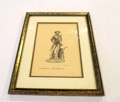 Embattled Farmer The Concord Minutemen Print Framed By Joseph G. Keeffe • $20