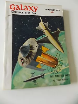 November 1952 Galaxy Science Fiction Volume 5 Number 2  Asimov Scheckley  • £9.61