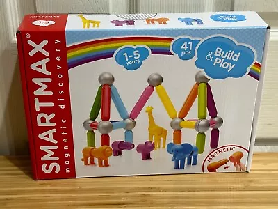 New Smartmax 41 Piece Magnetic Construction Set Build & Play Magnetic Discovery • $64.99