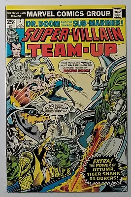 SUPER-VILLAIN TEAM UP #3 Marvel Dec 1975 Very Good/Fine 5.0  • $8