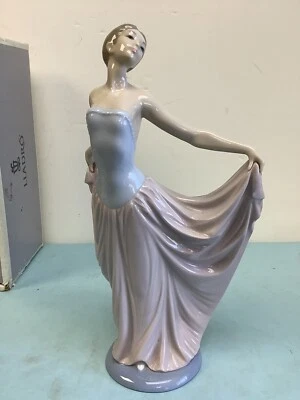 $40 • Buy Lladro Porcelain Figurine Of A Dancer #05050 Retired, Boxed 12” Tall
