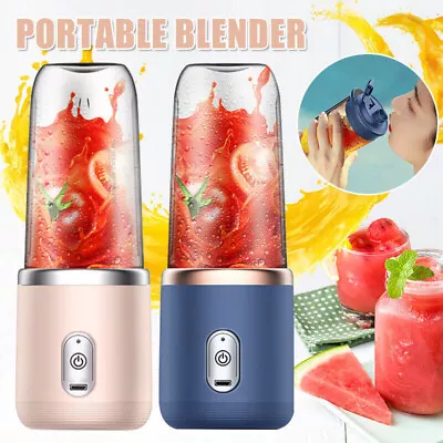 40W Fruit Juicer Electric Juicer Cup Smoothie Fruit Maker Blender USB Double Cup • $21.89