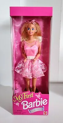 1996 My First Barbie Easy To Dress Pink Box Mattel 14592 • $24.97