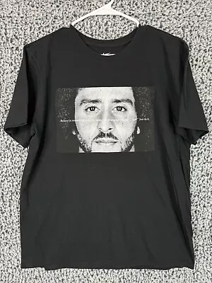 The Nike Tee Colin Kaepernick Athletic Cut Black Medium Men's T-Shirt • $25.80