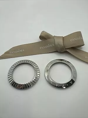 PANDORA Imagine Stainless Steel Watch Bezel  Interchangeable X2 Genuine As New • $65