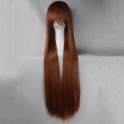 Women's Full Wig 100cm/39  Long Straight Cosplay Anime Party Heat Resistant Hair • £16.68