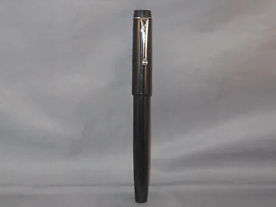 Parker Vintage Big Red Rollerball Pen- Black And Chrome --new Refill • $16