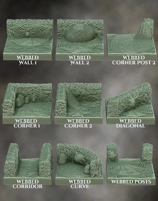$9.60 • Buy Lots More Half Hedge Tiles-Aether Studios-2x2-3D Printed Dragonlock