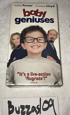 BRAND NEW / SEALED Movie Baby Geniuses VHS 1999 Lloyd Turner *WATERMARKS* • $13.49