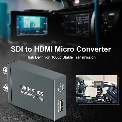 1 Port To 2 SDI To HDM + SDI Mini HD Video Switcher Micro Audio Converter AU • $28.73
