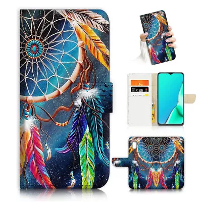 ( For Optus X Power 2 ) Flip Wallet Case Cover AJ24516 Dream Catcher • $12.99