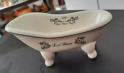 Le Bain Soap Bowl Bathtub Ceramic Shabby Chic Vintage • £11.39