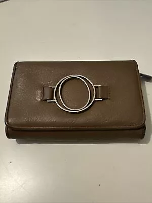 Oroton Brown Leather Women's Wallet Purse • $20