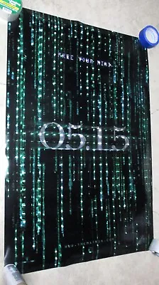 THE MATRIX RELOADED One Sheet MOVIE POSTER HOLOFOIL Rolled UNUSED • $29.99