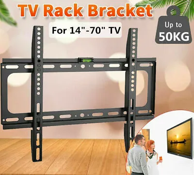 $13.09 • Buy TV WALL MOUNT BRACKET LCD LED Plasma Flat Slim For 32  - 70  LG SONY SAMSUNG AU