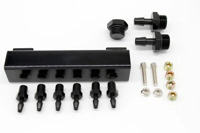 $23.95 • Buy Racing 6-Port Turbo Vacuum Intake Manifold Kit 1/8NPT