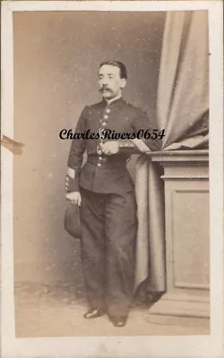 French Cdv Military Soldier Uniform Victorian Antique Photo #8848 • £9.50