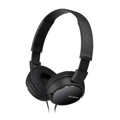 £12.90 • Buy BLACK Sony Headphones MDR-ZX110 Overhead Foldable Stereo Sound Headband