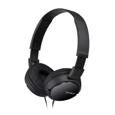 £12.90 • Buy BLACK Sony Headphones MDR-ZX110 Overhead Foldable Stereo Sound Headband
