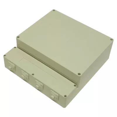 Sealed ABS Plastic Enclosure Electrical Terminal Project Box IP65 250x240x85mm • £17.44